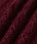 Rhubarb | Alex Merino Wool Open Placket Polo