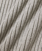 Ash Heather | Leah Cashmere Zip Sweater