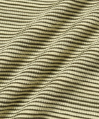 French Vanilla | Striped Waffle LS Tee