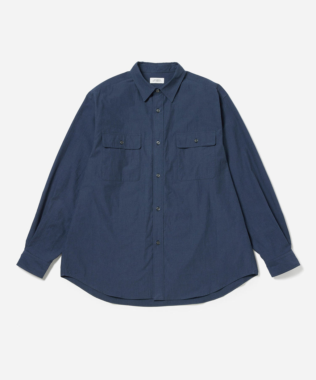 Navy | Chambray Work Shirt