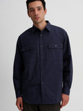 Navy | Chambray Work Shirt