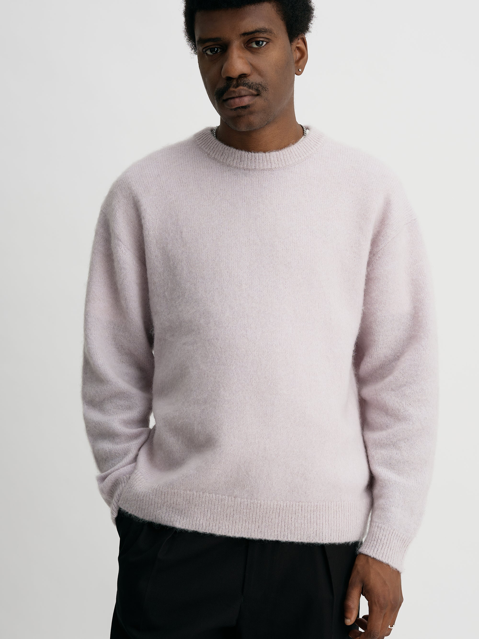 Lavender | Mohair Shaggy Knit