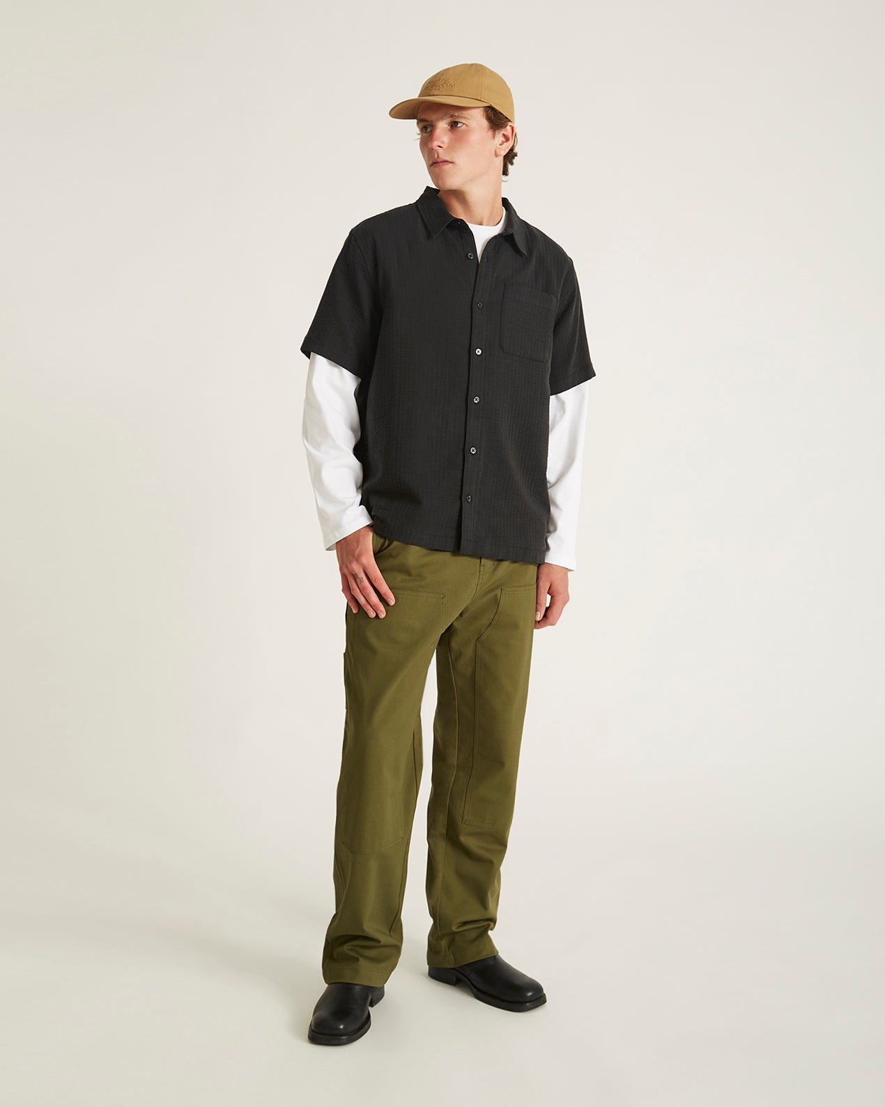Bruce Crinkle Short Sleeve Shirt